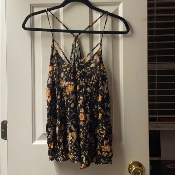 Floral VNeck Tank Top - Picture 1 of 4